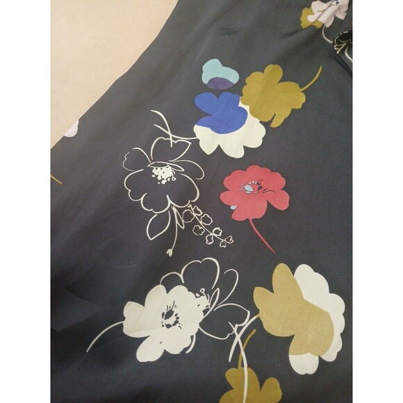 Atmosphere Womens 8 Dress Long Sleeve Knee Length Black Floral - Picture 5 of 7